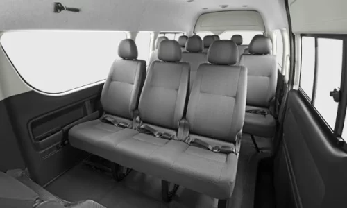 Interior Hiace Travel Jakarta Jogja